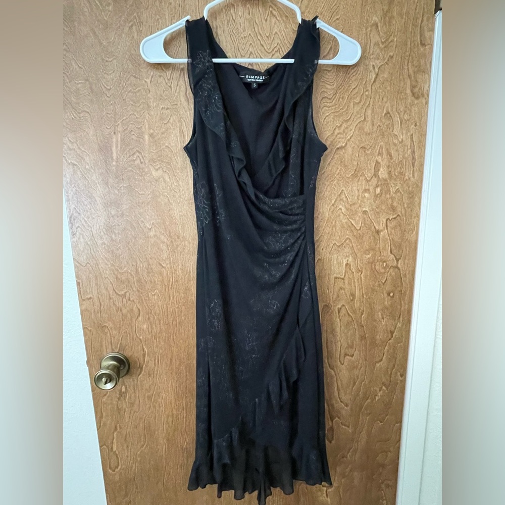Sparkly Black Dress. Small. Rampage.